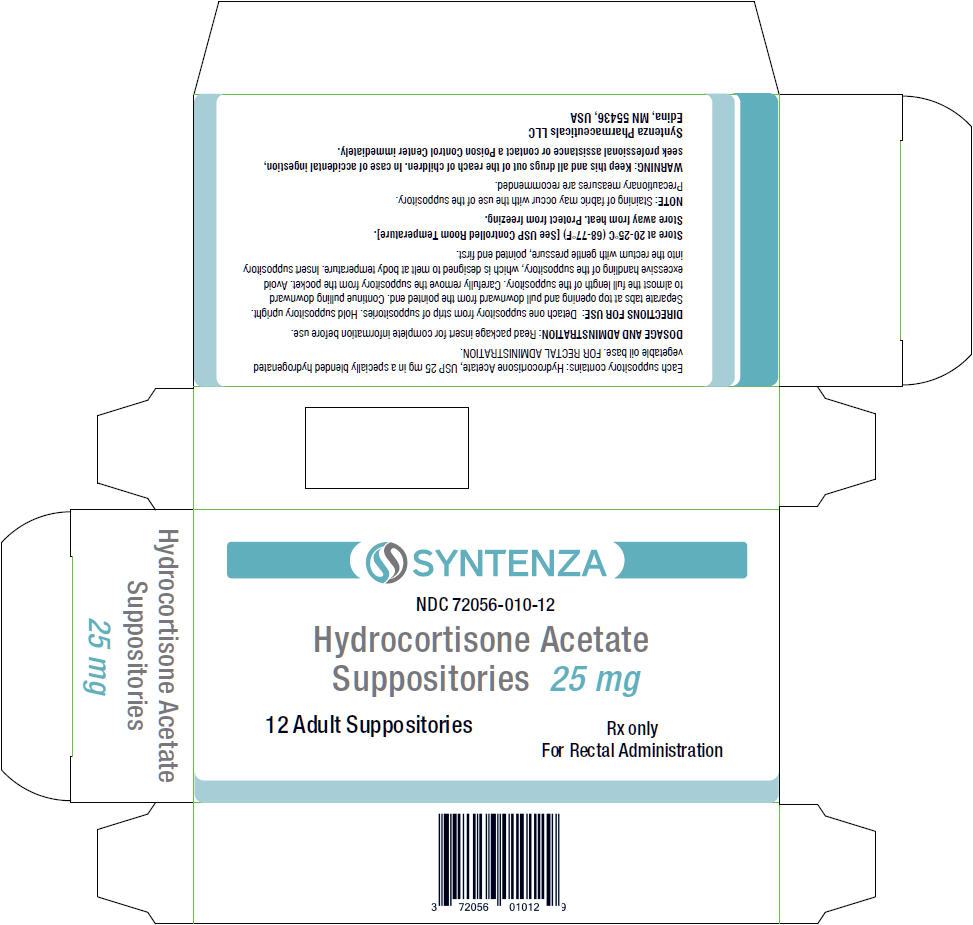 PRINCIPAL DISPLAY PANEL - 25 mg Suppository Blister Pack Carton