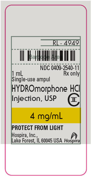 PRINCIPAL DISPLAY PANEL - 4 mg/mL Ampule Label