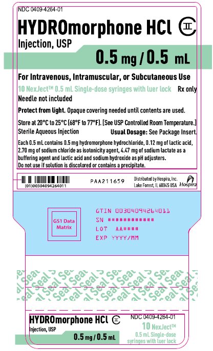 PRINCIPAL DISPLAY PANEL - 0.5 mg/0.5 mL Syringe Cello Pack Label