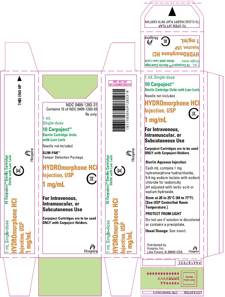 PRINCIPAL DISPLAY PANEL - 1 mg/mL Cartridge Carton