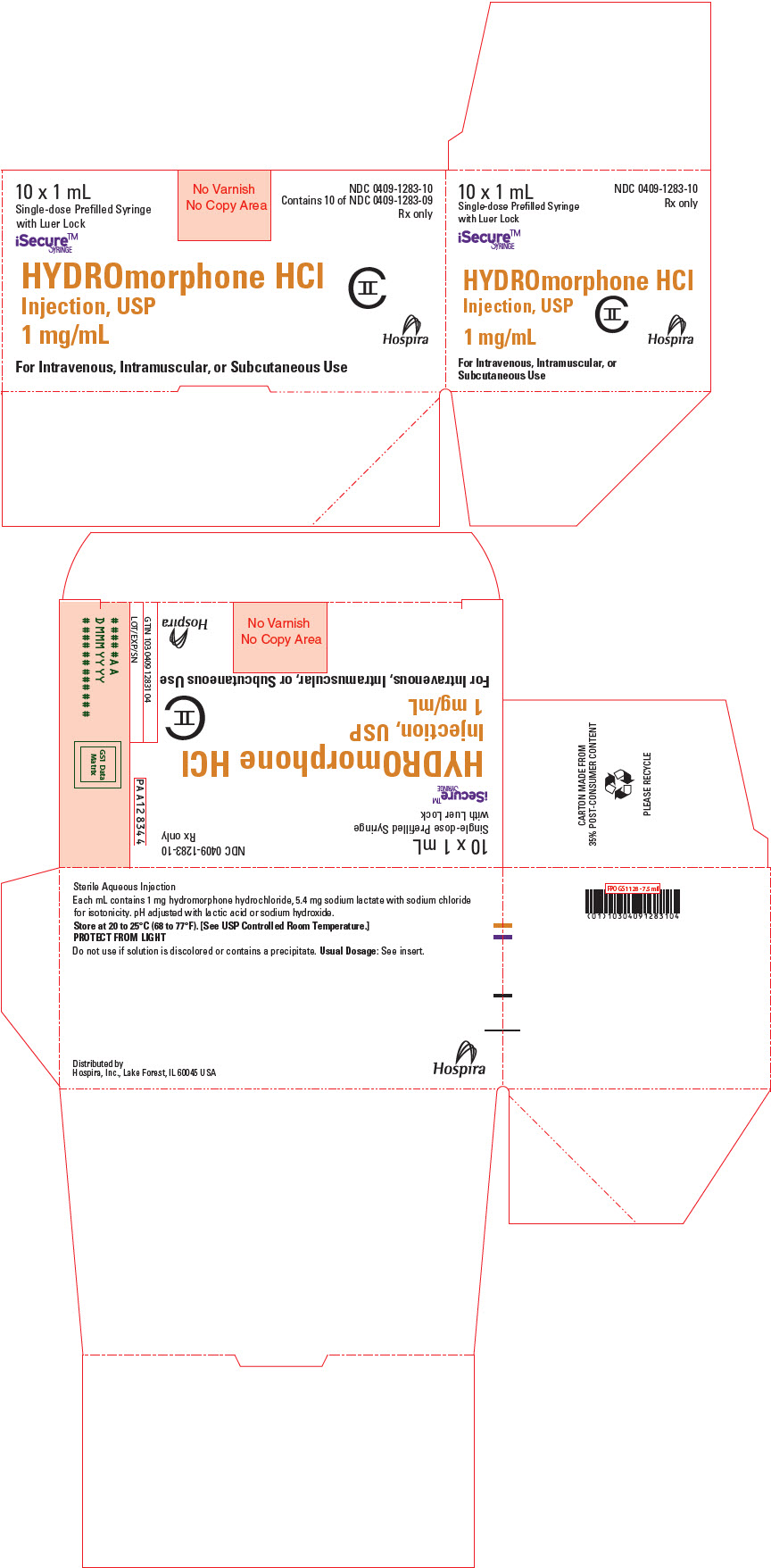 PRINCIPAL DISPLAY PANEL - 1 mg/mL Syringe Carton
