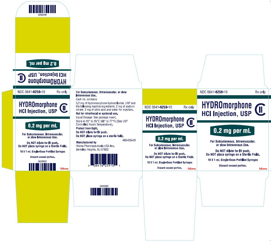 Hydromorphone PFS 0.2 mg Carton