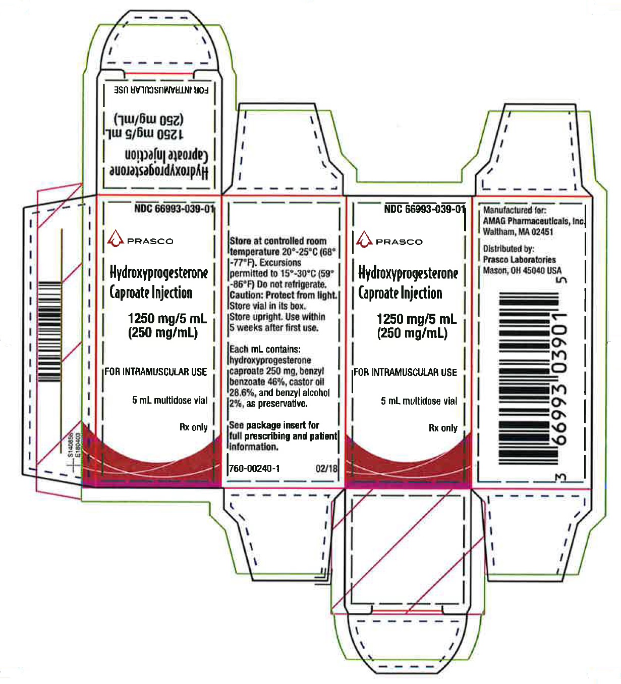 1 mL Vial Carton Label