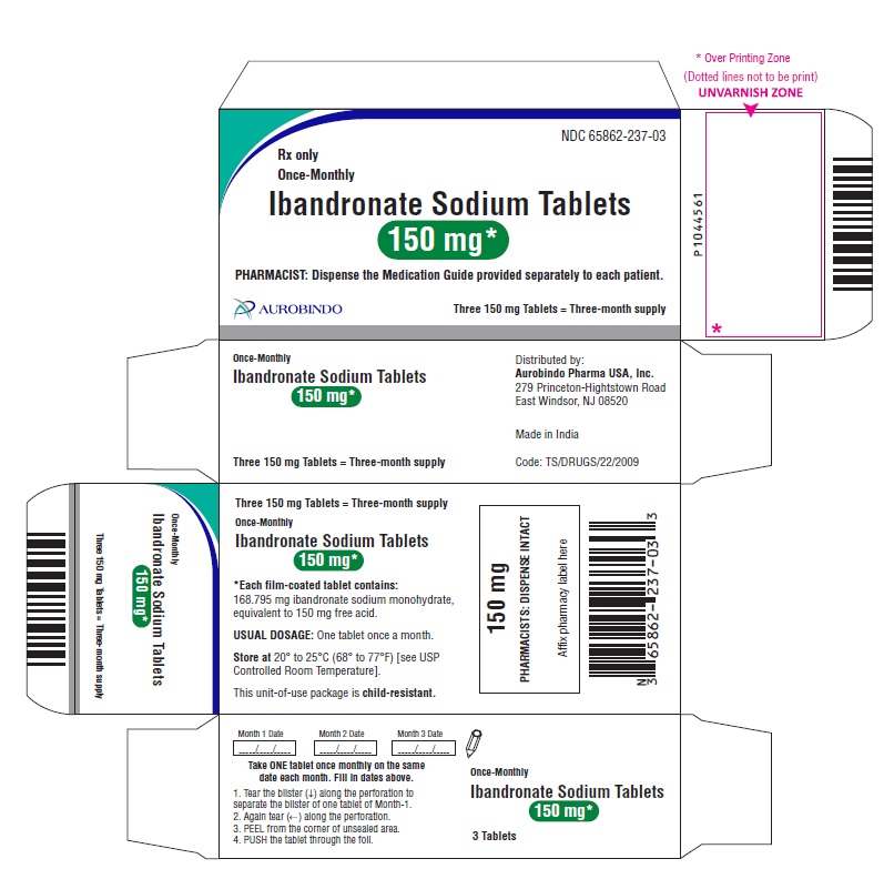 PACKAGE LABEL-PRINCIPAL DISPLAY PANEL - Blister Carton (Three 150 mg Tablets = Three-month supply)