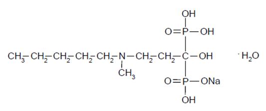 Ibandronate Sodium Chemical Structure