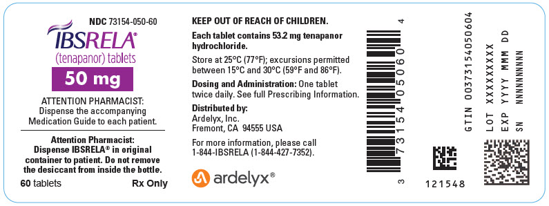 PRINCIPAL DISPLAY PANEL - 50 mg Tablet Bottle Label - 050-60