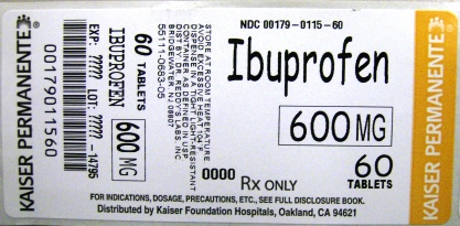 Ibupofen 600mg - Package Size 60