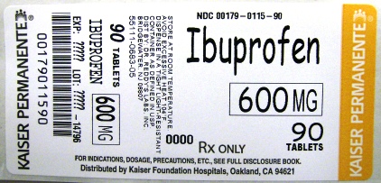 Ibupofen 600mg - Package Size 90