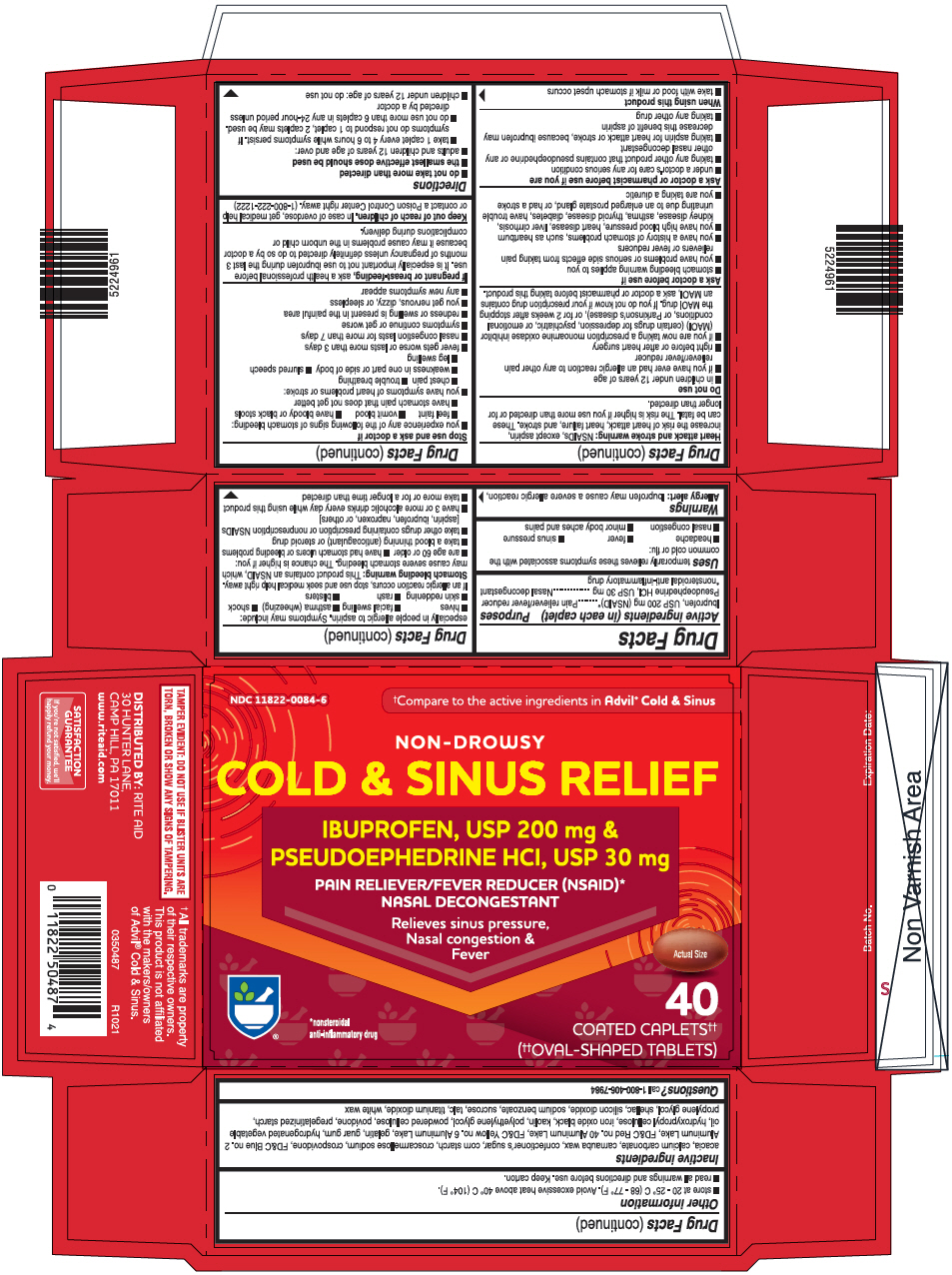 PRINCIPAL DISPLAY PANEL - 200 mg/30 mg Caplet Blister Pack Carton