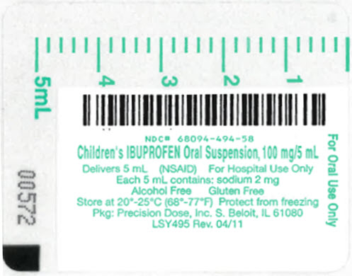 Principal Display Panel - 5 mL Syringe Label