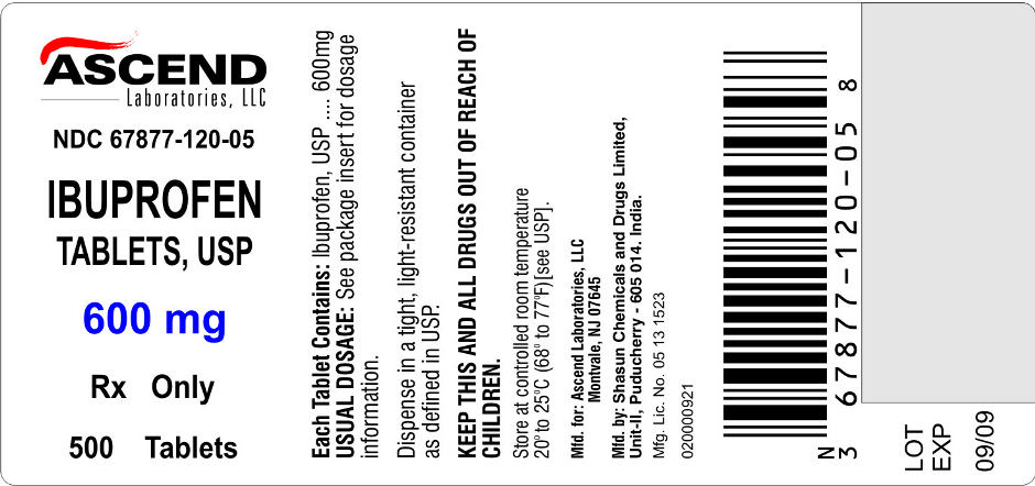 600 mg bottle label