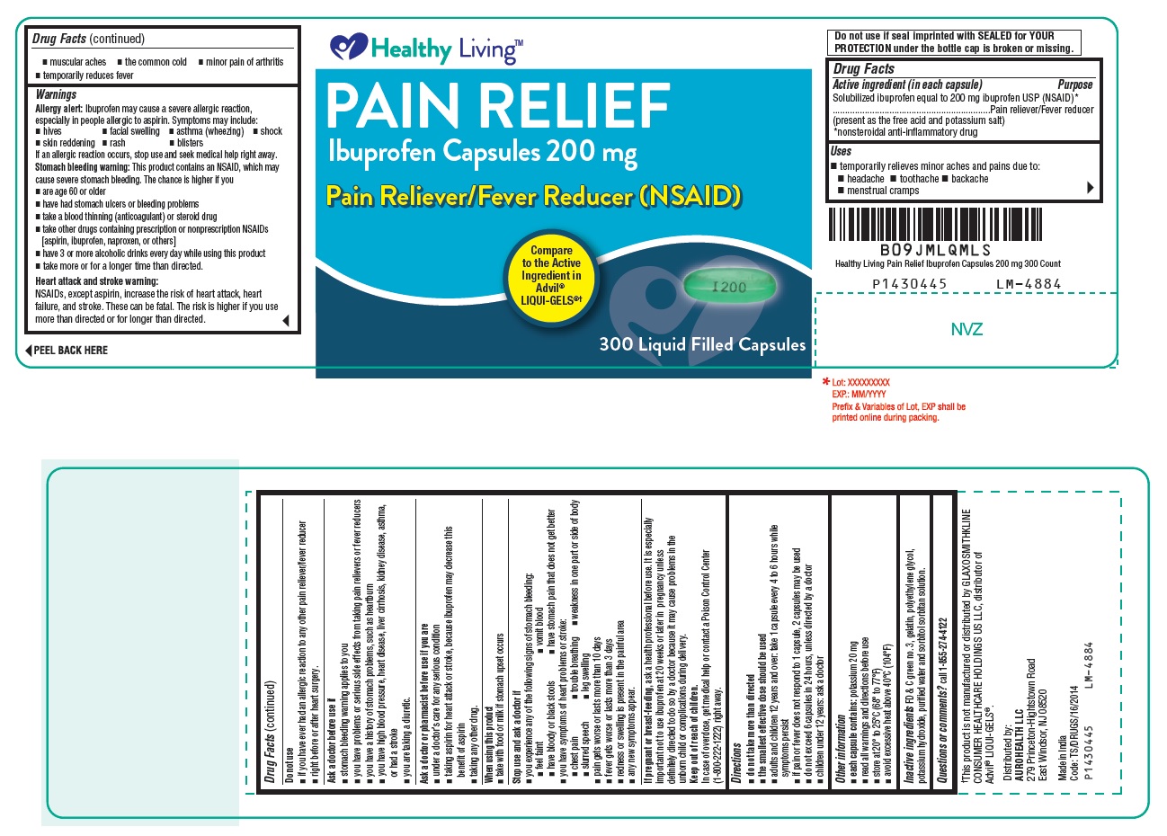 PACKAGE LABEL-PRINCIPAL DISPLAY PANEL - 200 mg (300 Capsules Bottle)