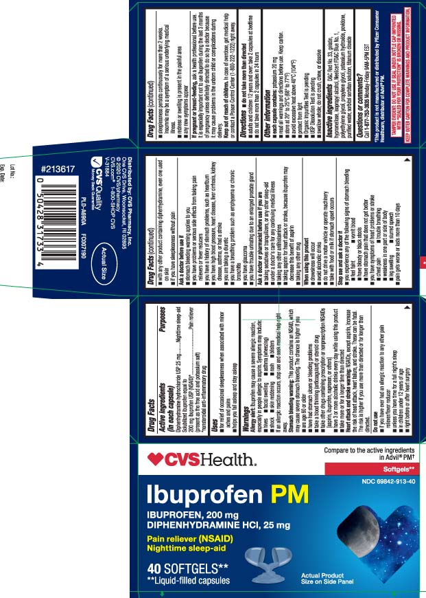 Diphenhydramine Hydrochloride USP 25 mg, Solubilized ibuprofen equal to 200 mg ibuprofen USP (NSAID)* (present as the free acid and potassium salt) *nonsteroidal anti-inflammatory drug