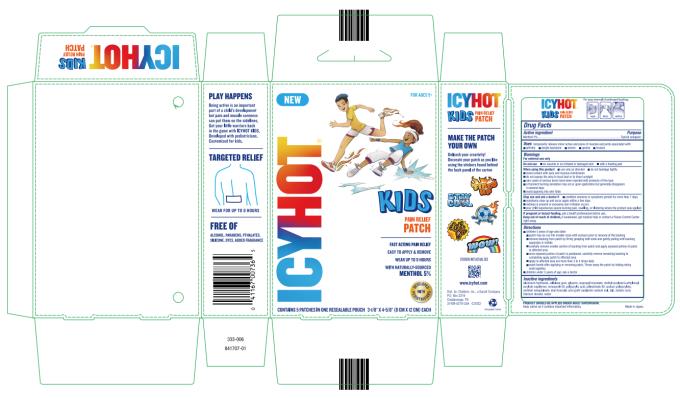 PRINCIPAL DISPLAY PANEL
ICY HOT 
KIDS 
PAIN RELIEF PATCH
CONTAINS 5 PATCHES

