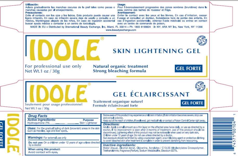 Idole Natural Organic Skin Lightening | Hydroquinone Gel Breastfeeding