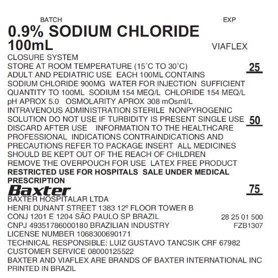 Sodium Chloride Drug Shortage Representative Sample Label