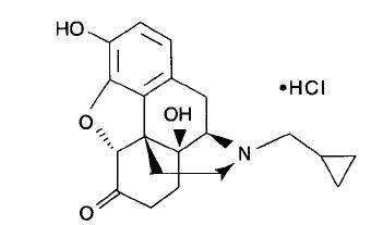 Naltrexone HCl structural formula