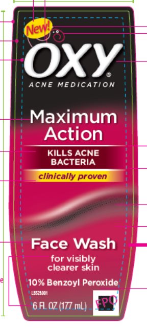 Oxy Maximum Action Face Wash