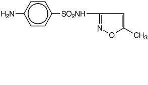 sulfamethoxazole structural formula