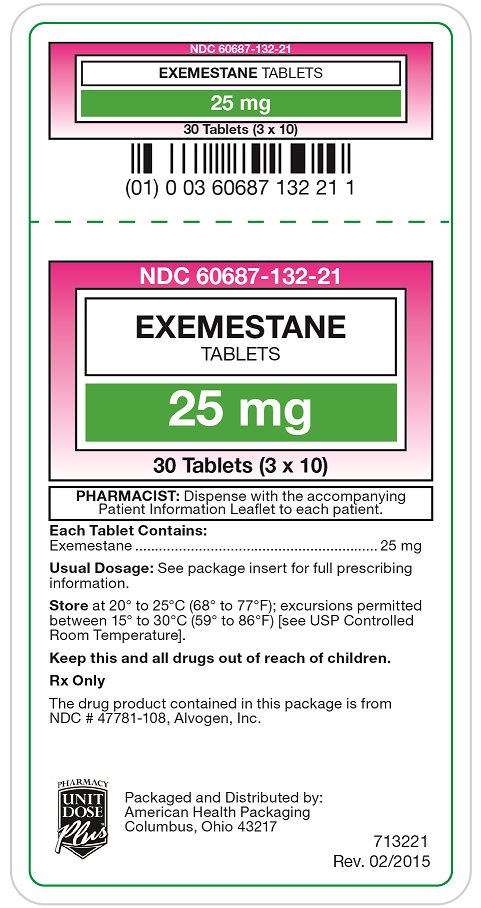 Exemestane Tablets 25 mg Label