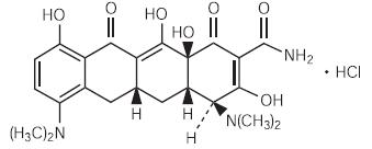 Minocycline Hydrochloride structural formula