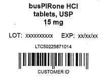 15 mg card label