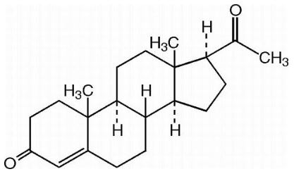 Chemical Structure-Progeterone
