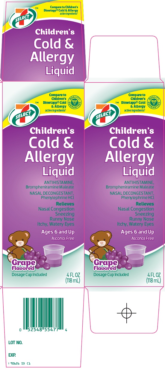 7 Select Children's Cold & Allergy Liquid Image 1