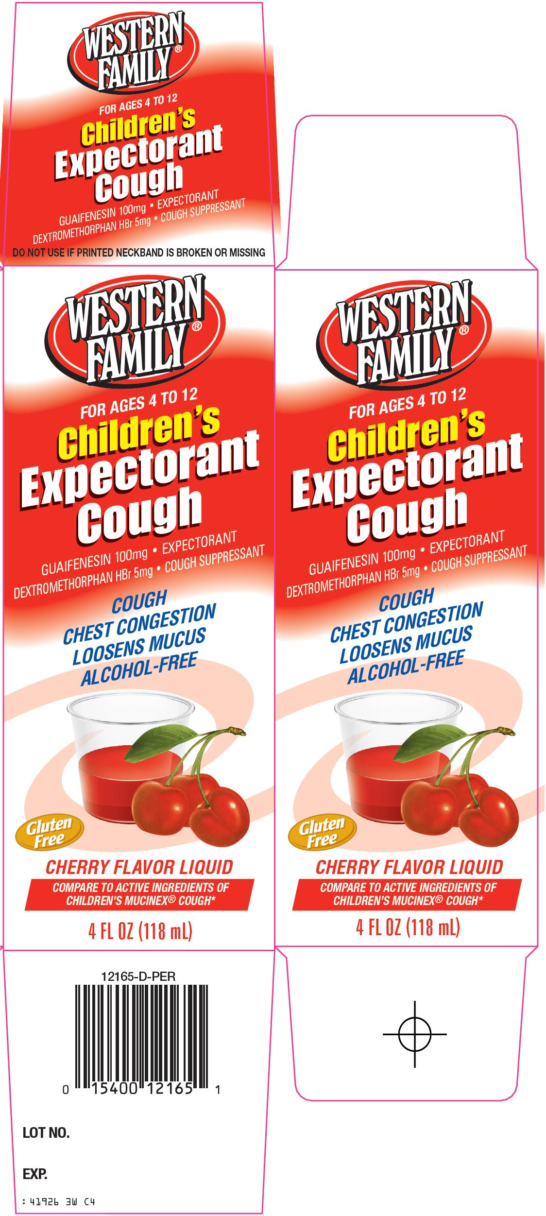 Children's Expectorant Cough Carton Image 1