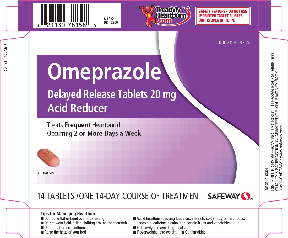 Safeway Inc. Omeprazole Delayed Release Tablets 20 mg