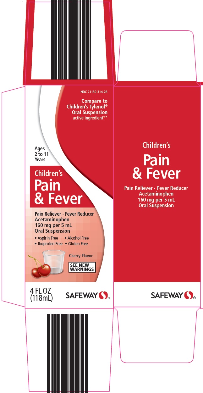 Safeway Children's Pain & Fever Image 1