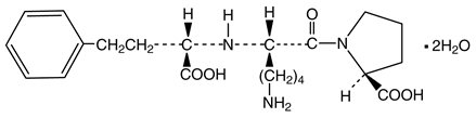 Lisinopril Structural Formula