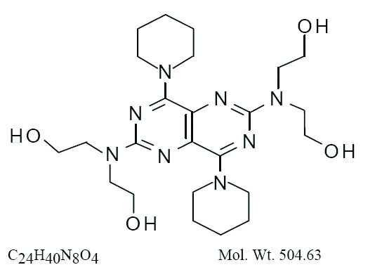 Chem Structure Dipyridamole