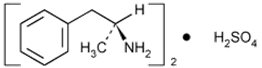 Dextroamphetamine Sulfate Structural Formula