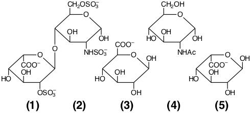 Heparin Sodium Chemical Structure