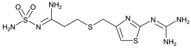Famotidine Structural Formula 