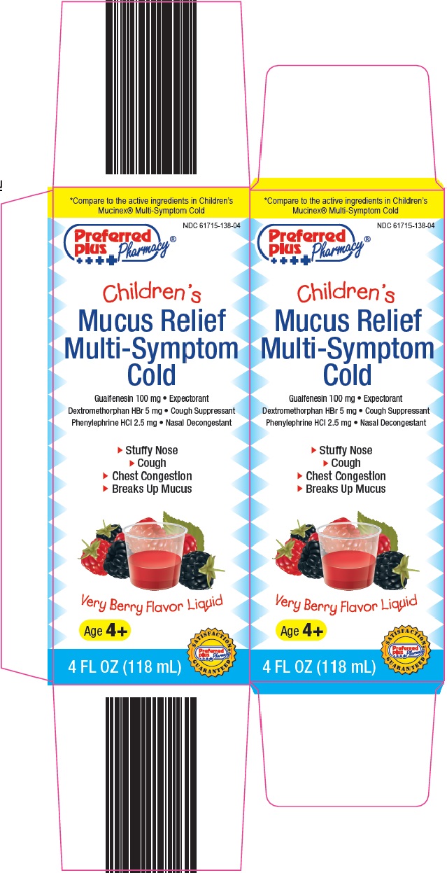 Preferred Plus Children's Mucus Relief Multi-Symptom Cold image 1