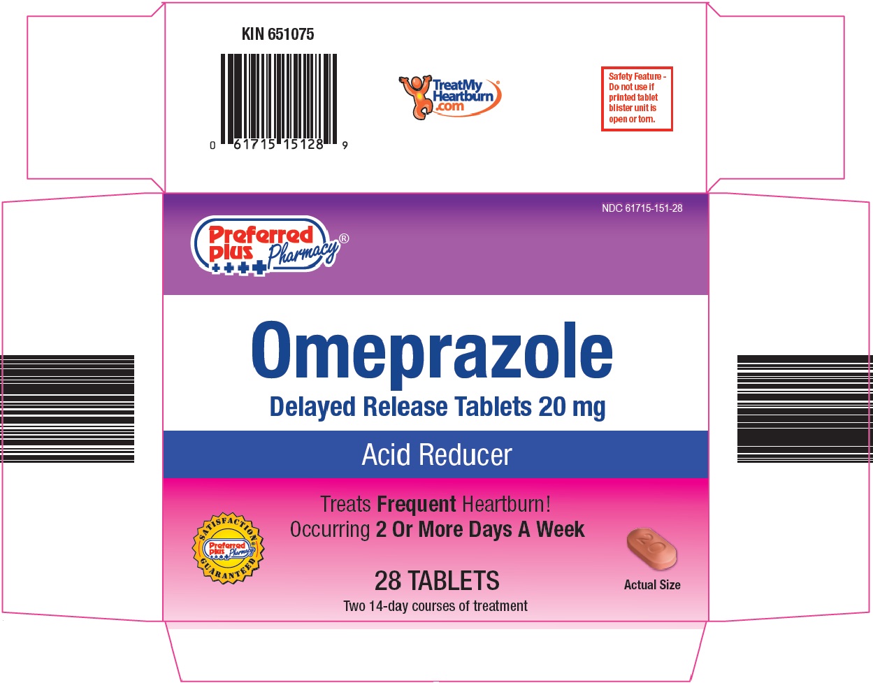 Preferred Plus Pharmacy Omeprazole image 1