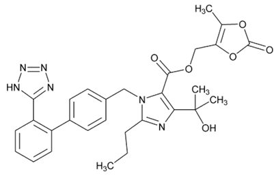 Olmesartan Medoxomil Structural Formula