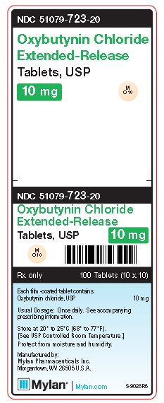 Oxybutynin Chloride Extended-Release 10 mg Tablets Unit Carton Label