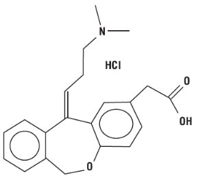 Olopatadine Hydrochloride Structural Formula