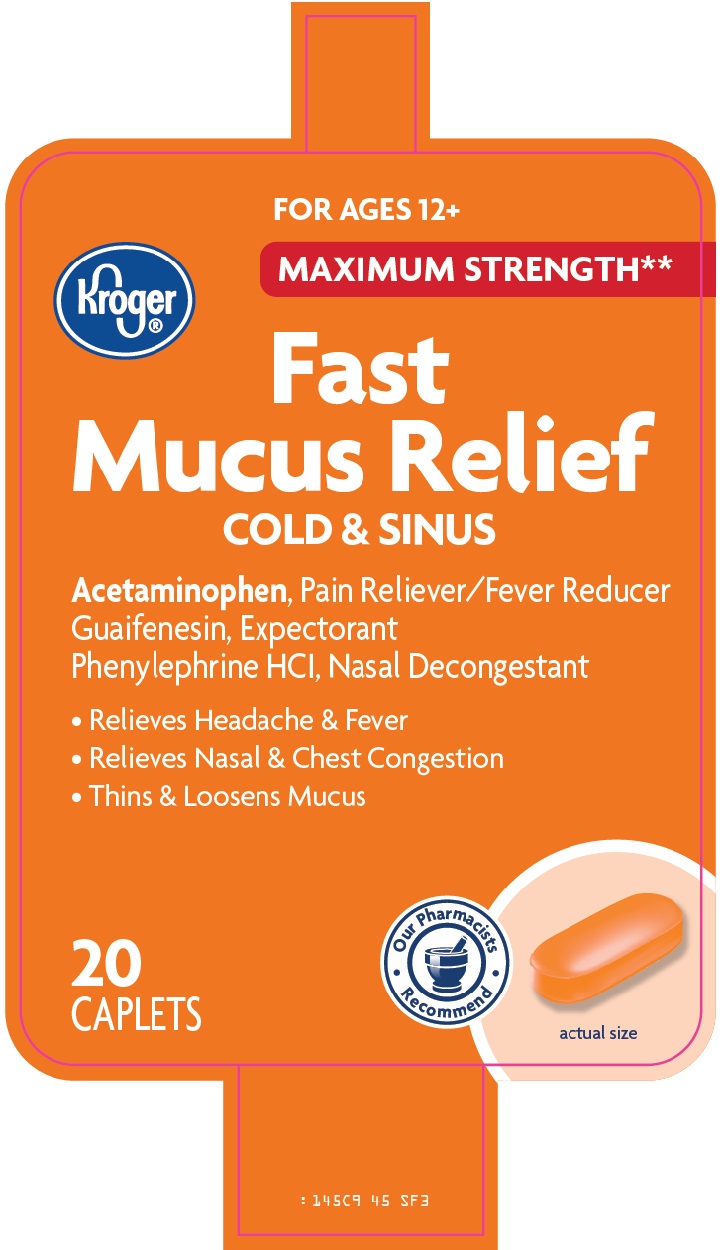 Fast Mucus Relief | Acetaminophen, Guaifenesin, Phenylephrine Hcl Tablet while Breastfeeding