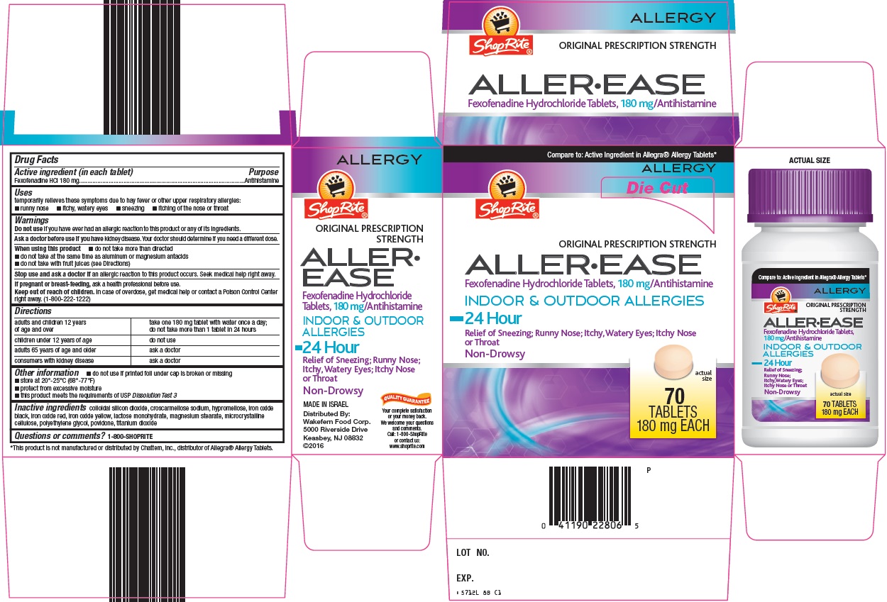 Shoprite Aller Ease | Fexofenadine Hcl Tablet Breastfeeding
