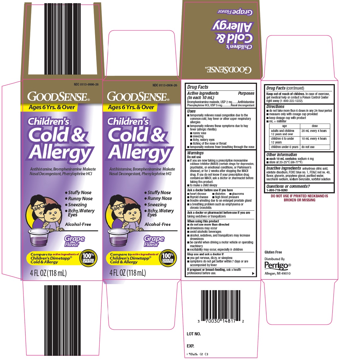 GoodSense Children's Cold & Allergy