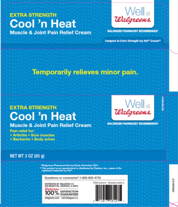 Walgreens Cool n Heat Muscle & Joint Pain Relief Cream