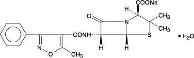 oxacillin sodium chemical structure
