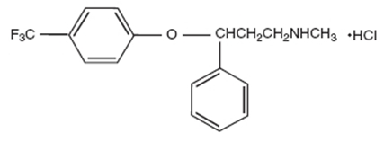 Fluoxetine Structural Formula