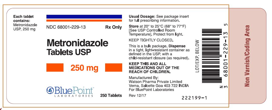 Metronidazole Tablets USP 250mg 250ct