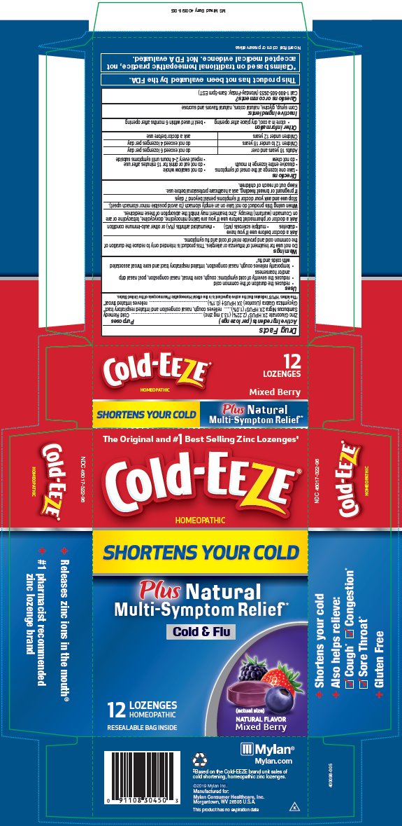 Cold-EEZE Plus Natural Carton Label