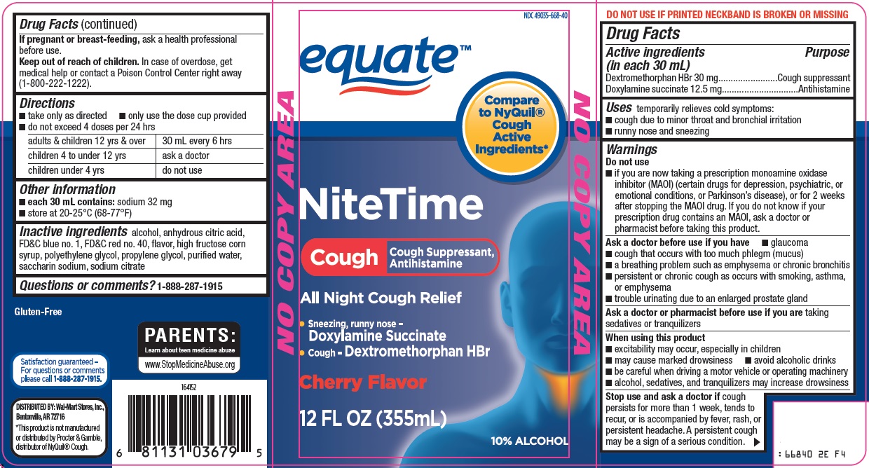 Equate Nite TIme Cough image